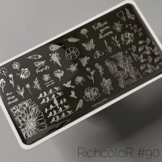 Пластина для стемпинга RichColor RR 90
