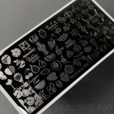 Пластина для стемпинга RichColor RR 98