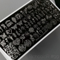 Пластина для стемпинга RichColor RR 99
