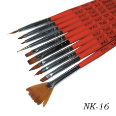 YRE NK-16 Набор кистей 10шт